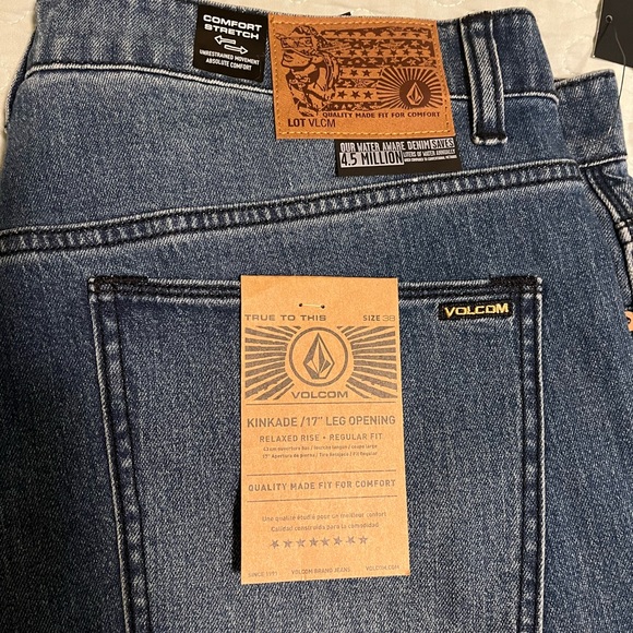 VOLCOM KINKADE STRETCH MENs JEANS SIZE 38 - Picture 2 of 6